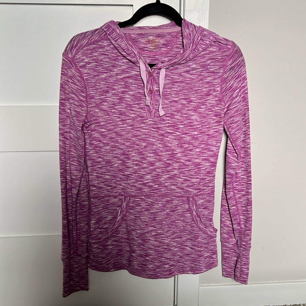 Exofficio pullover with hood